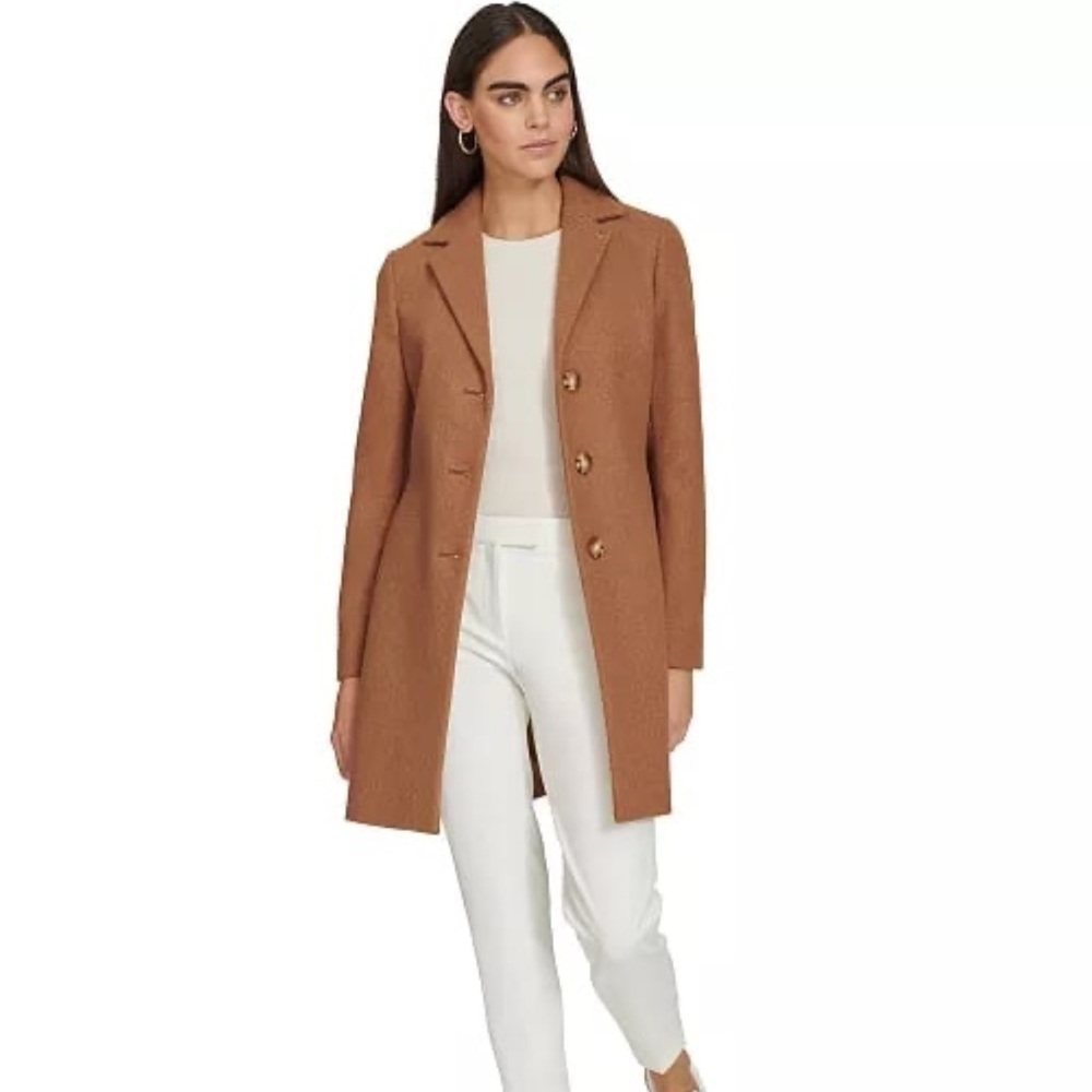 NWT Calvin Klein Elegant Tan Women's Coat size large